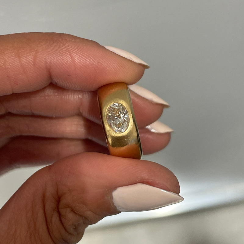 SHANI Diamond 18KT YELLOW GOLD RING