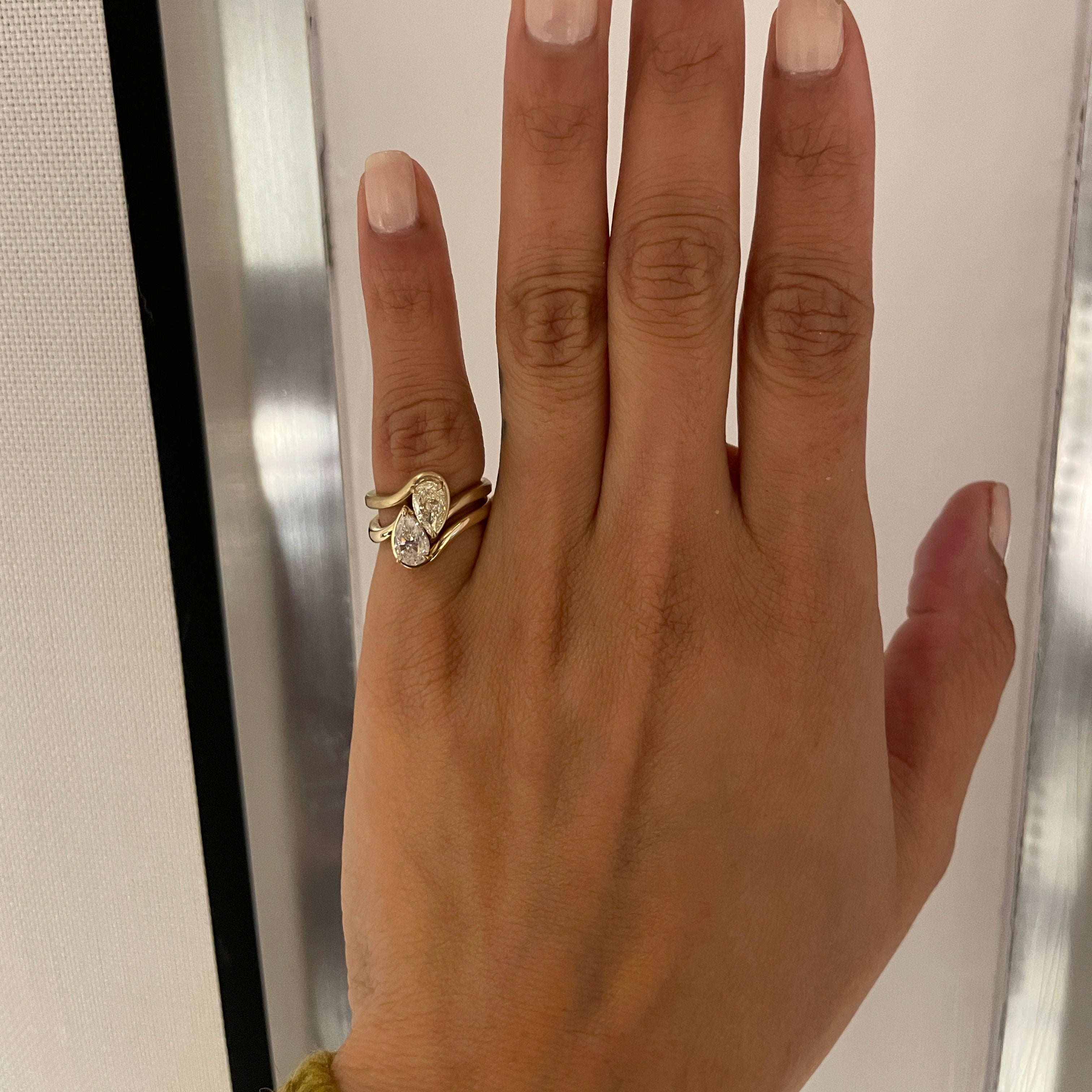 BB TALIA YELLOW DIAMOND PINKY RING