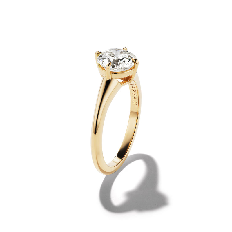 MAE 1.51 Round Engagement Ring, Side view