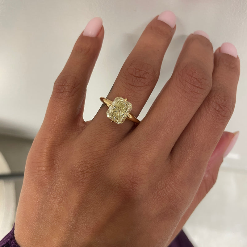 MAE 4.00 Engagement Ring on Hand