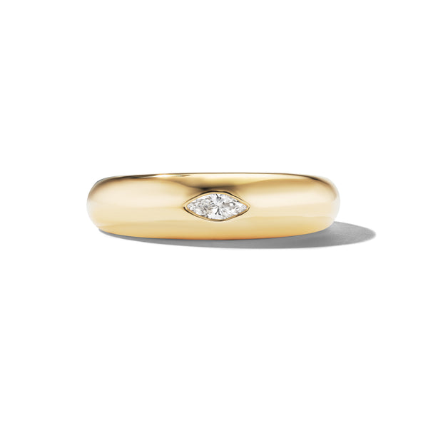Men's Zayne Wedding Band, Yellow Gold, Product Picture