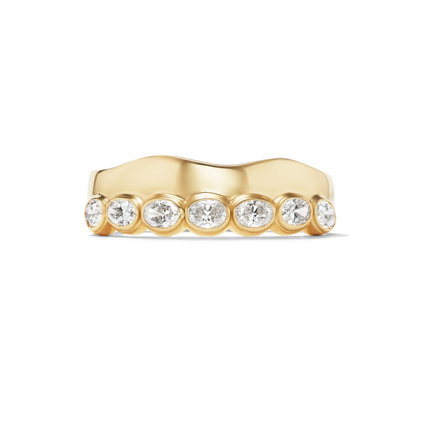DIAMOND TWIN FLAME BAND