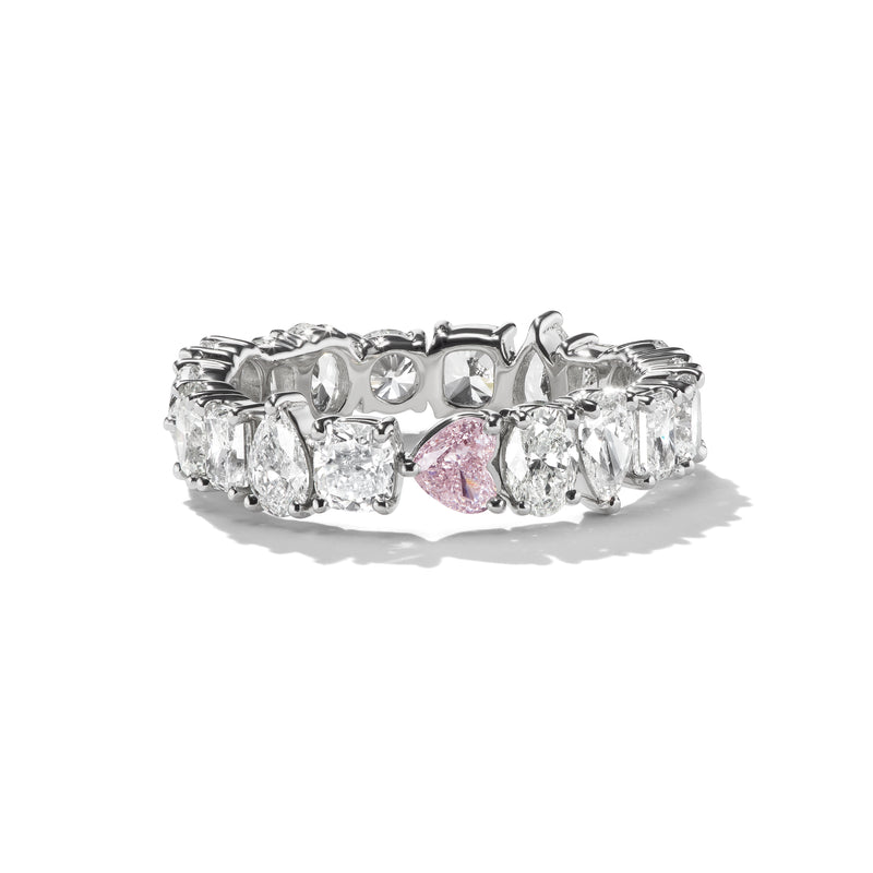 Modified ALAYA With Pink Heart Diamond, front view