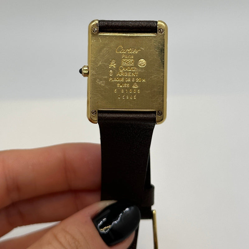 *NEW* Vintage Cartier Tank Two Tone 30mm 18K Watch