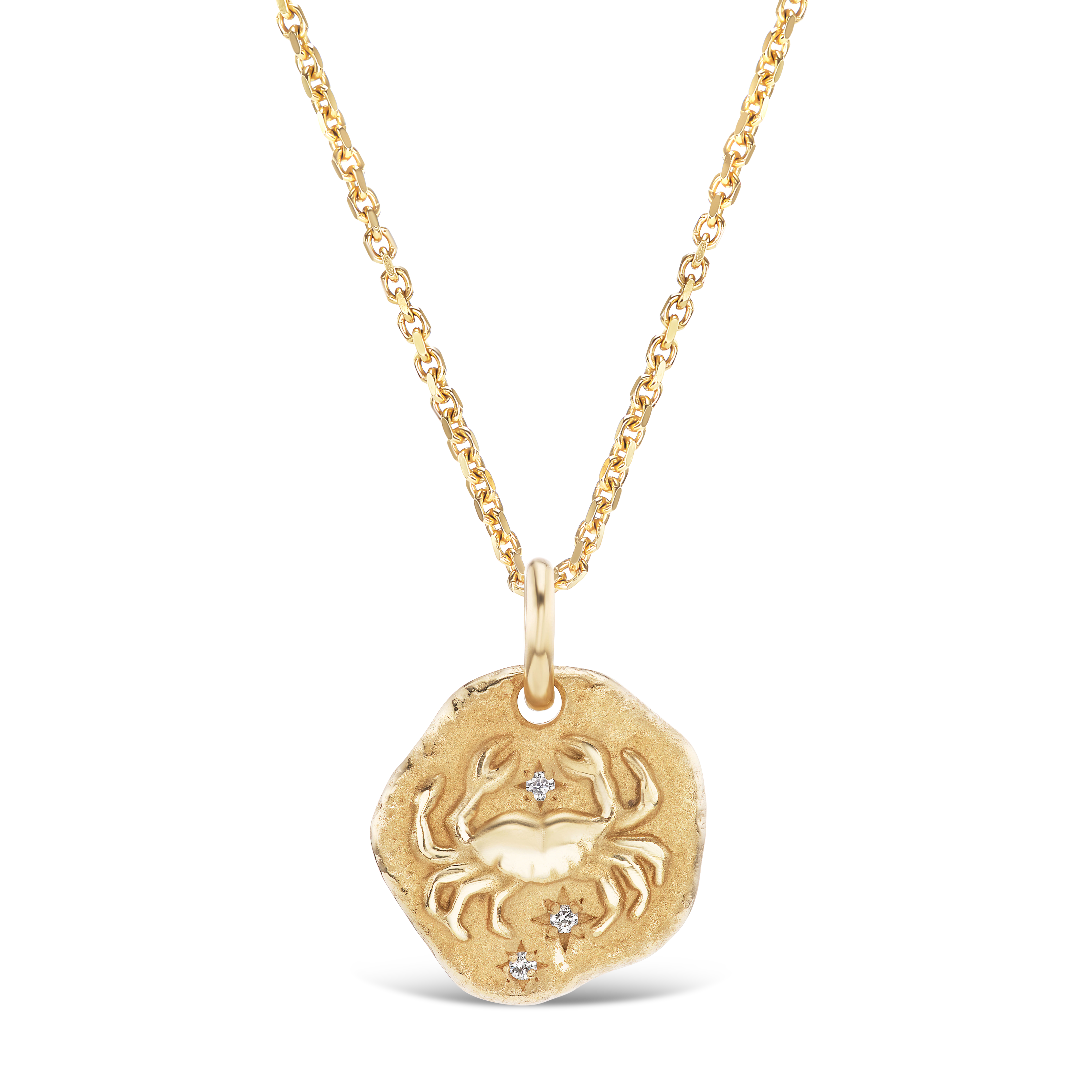 MINI ZODIAC MEDALLION 18KT YELLOW GOLD