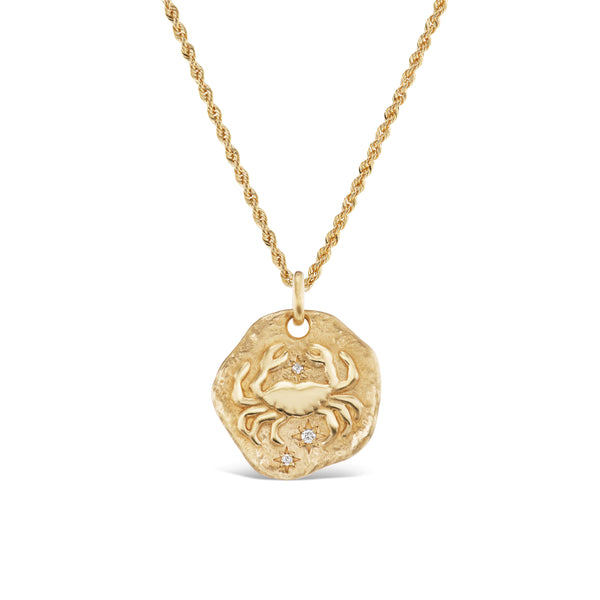 CANCER ZODIAC MEDALLION