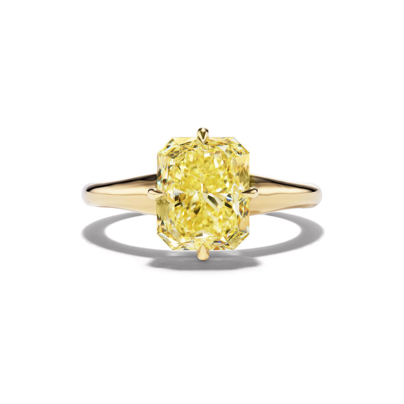 MAE 4.00 Carat Ring, yellow diamond, 18kt yellow band