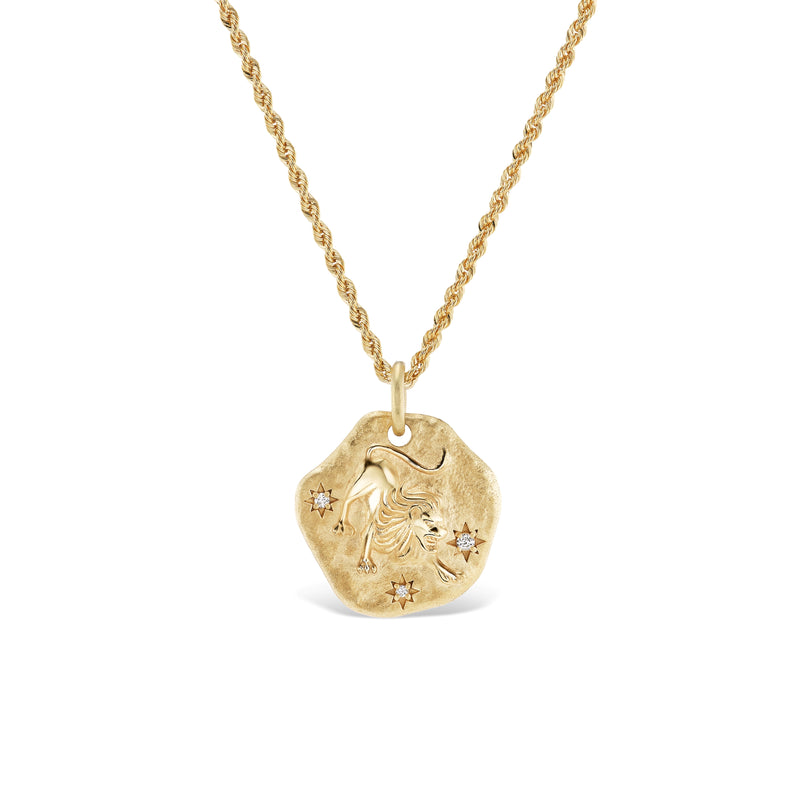 LEO ZODIAC MEDALLION