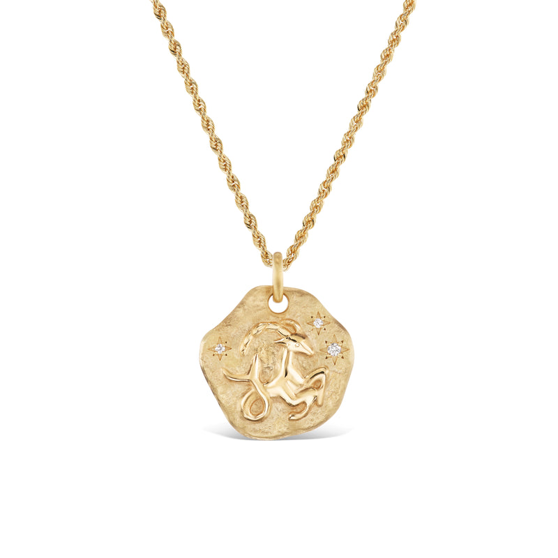 CAPRICORN ZODIAC MEDALLION