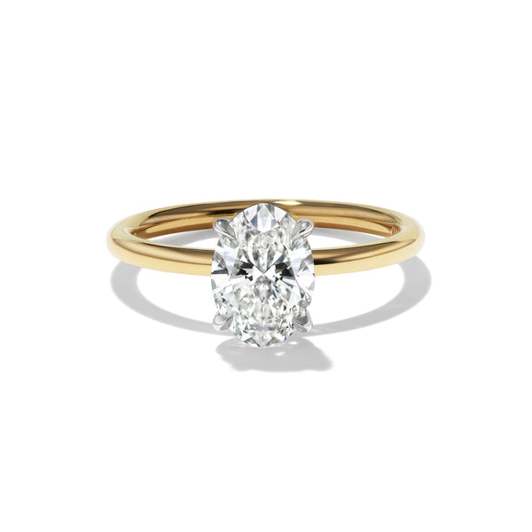 Solitaire Oval Ring