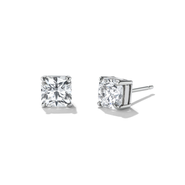 MONA Radiant Cut Diamond Studs 1.93CRT TTL