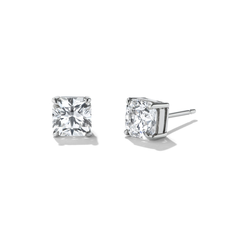 MONA Radiant Cut Diamond Studs 1.93CRT TTL