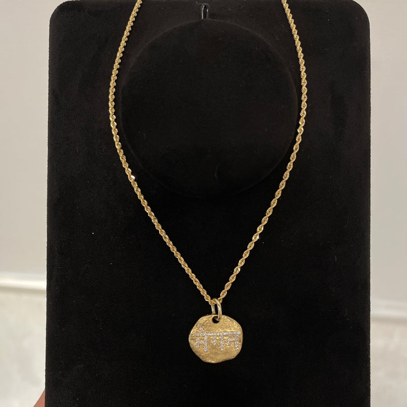 DIAMOND MEDALLION NECKLACE (custom)
