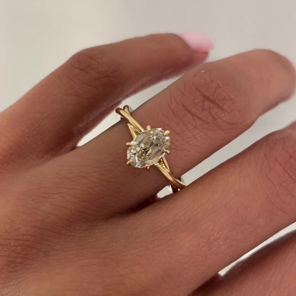 Estelle 1.51 Engagement Ring on hand video