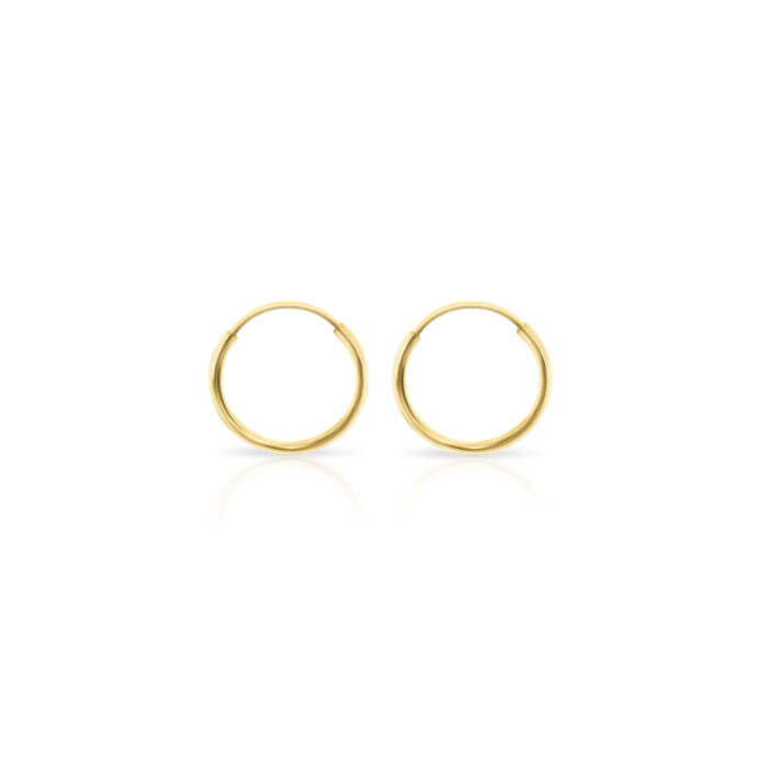 RAINA 14KT Small Infinity Hoops