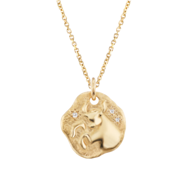 *NEW* MINI TAURUS ZODIAC MEDALLION