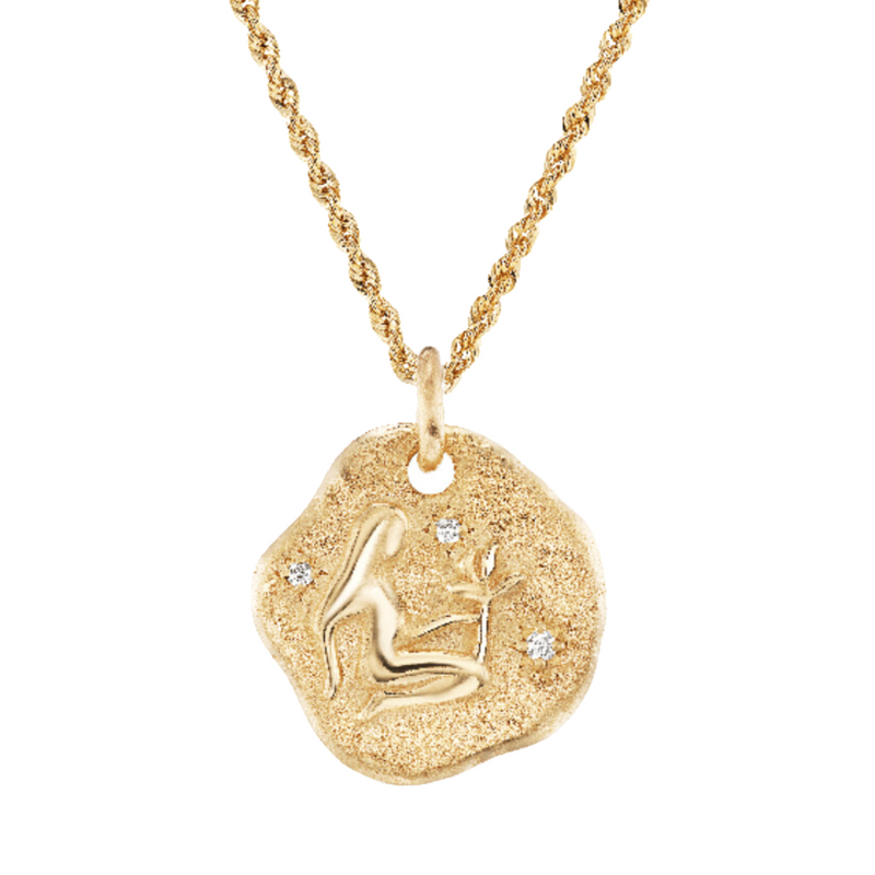 *NEW* VIRGO ZODIAC MEDALLION