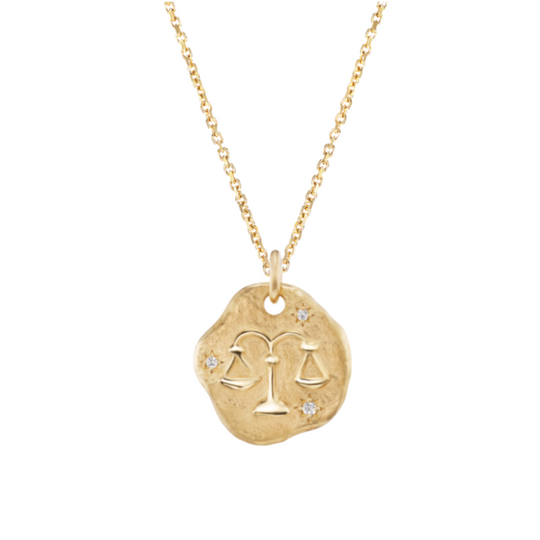 *NEW* MINI LIBRA ZODIAC MEDALLION