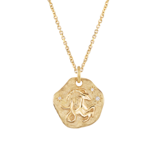 *NEW* MINI CAPRICORN ZODIAC MEDALLION