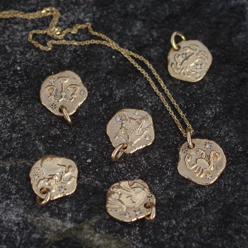 MINI SAGITTARIUS ZODIAC MEDALLION
