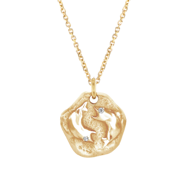 *NEW* MINI PISCES ZODIAC MEDALLION