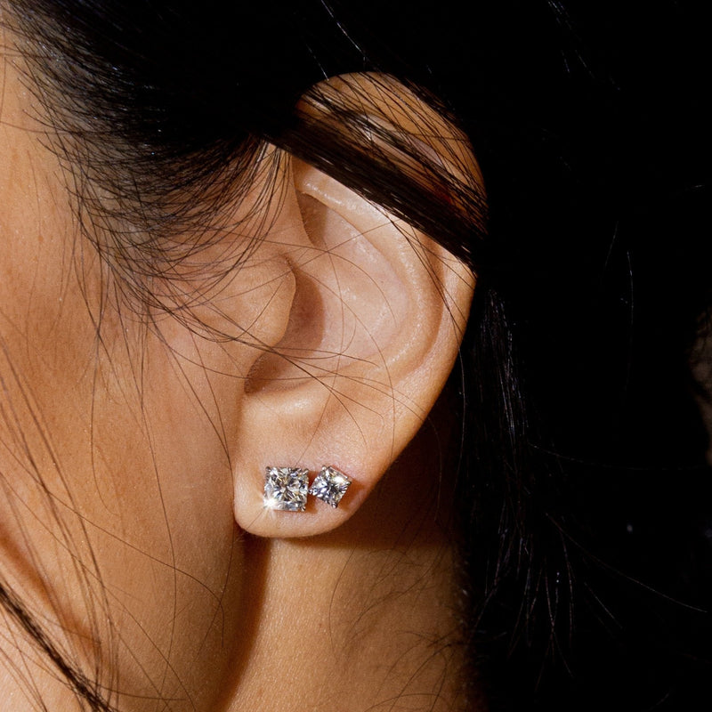 MONA Radiant Diamond Studs