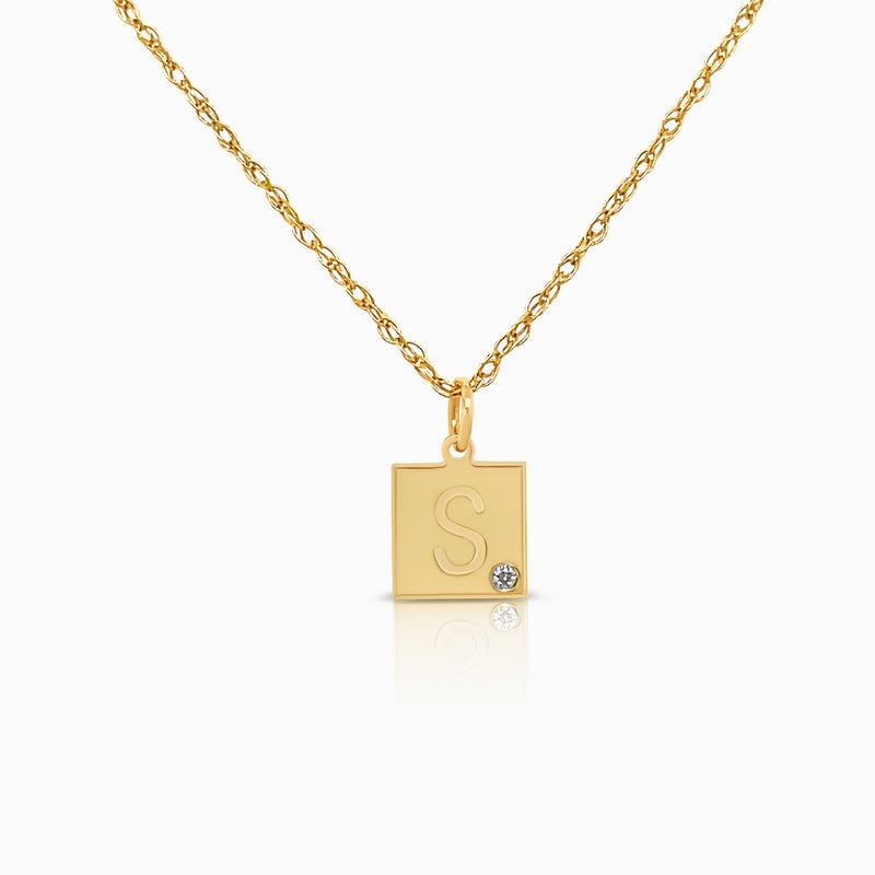 CORI Single Letter Necklace