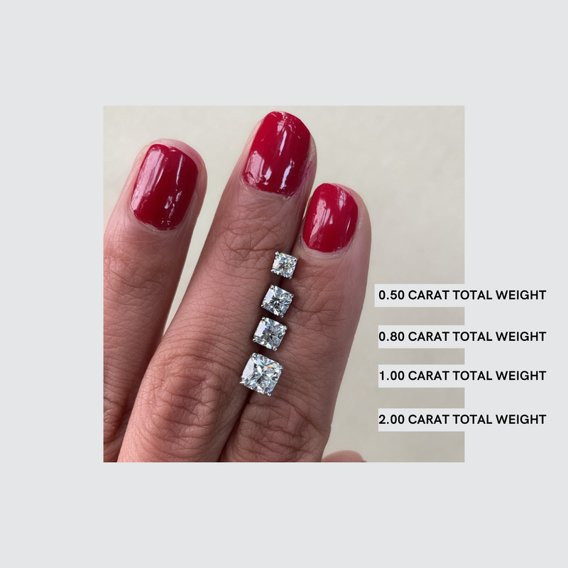 MONA Radiant Diamond Studs