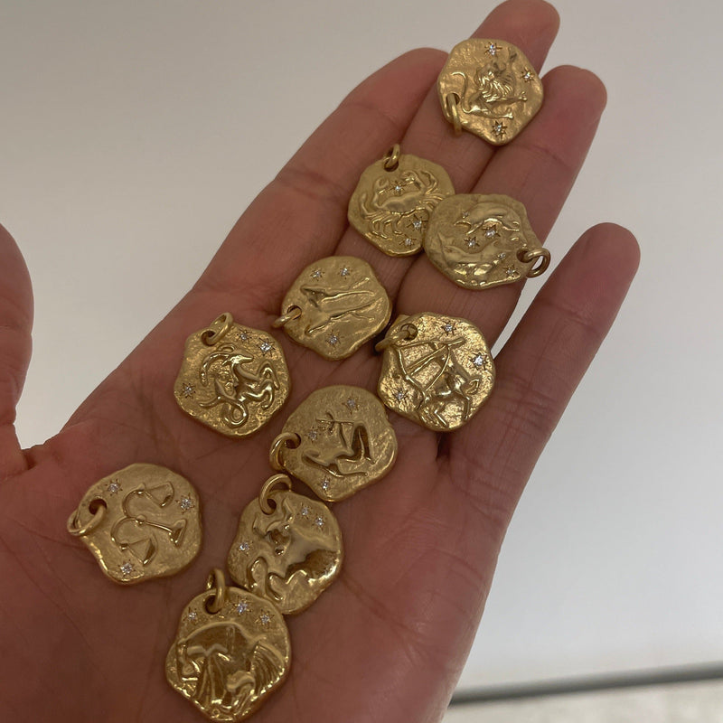 LEO ZODIAC MEDALLION