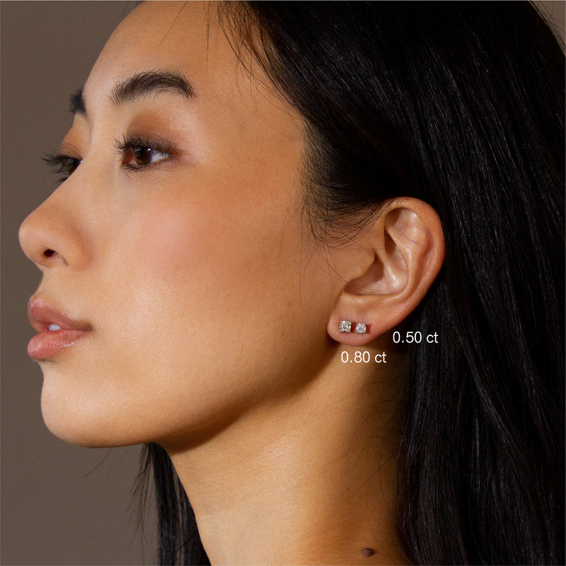 MONA Radiant Diamond Studs