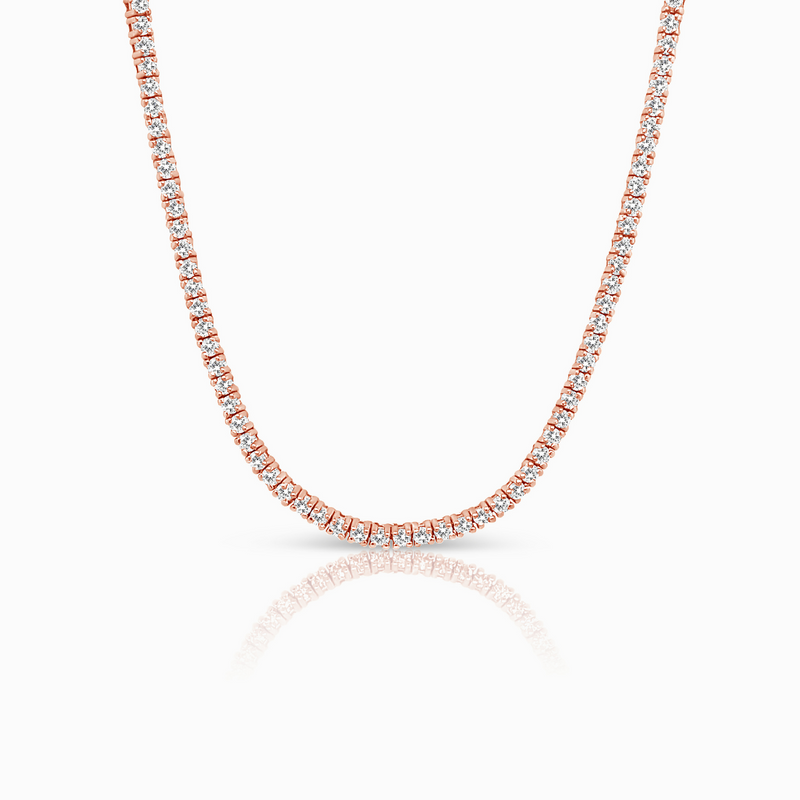 MINA White Diamond Tennis Necklace - Untitled Design 37