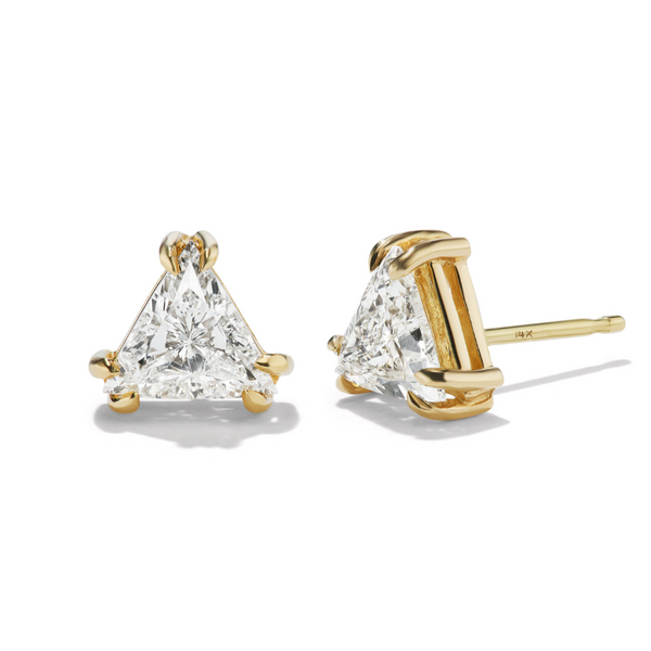 MOORA Triangle Diamond Studs