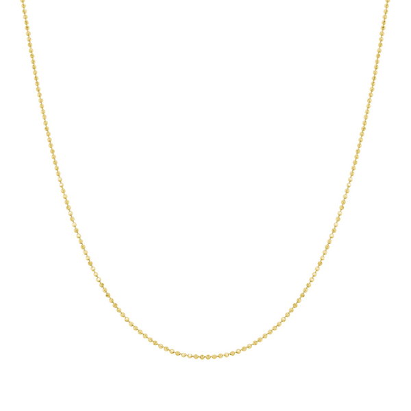 EKKA Diamond Cut Ball Chain - Adjustable 14KT