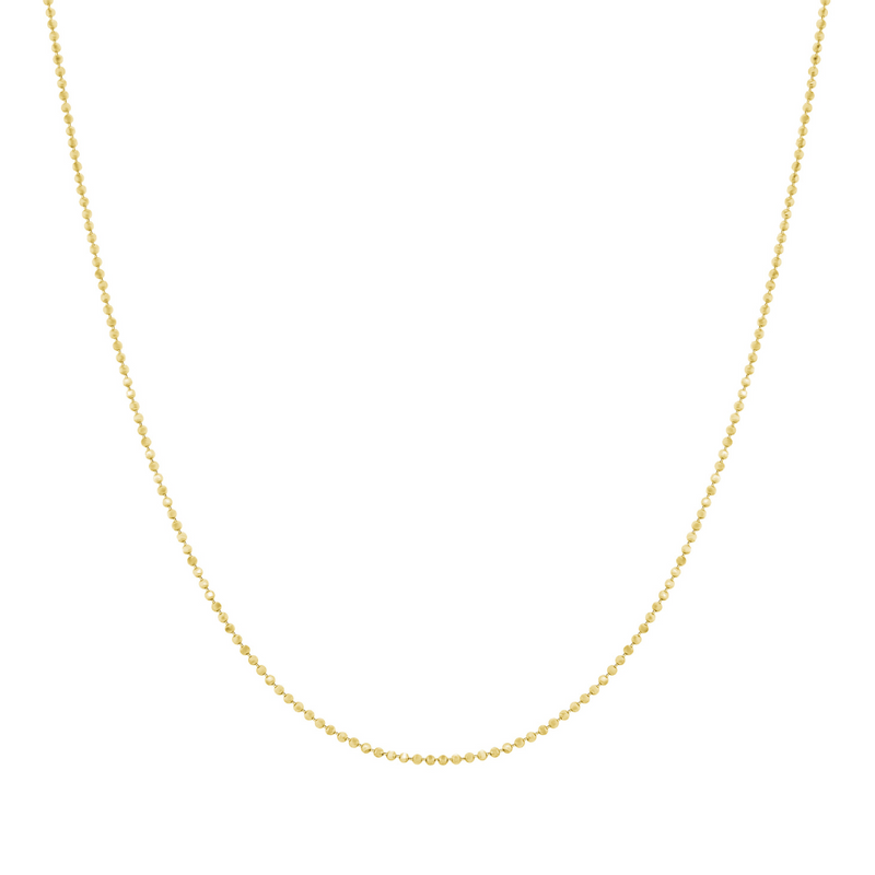 EKKA Diamond Cut Ball Chain - Adjustable 14KT