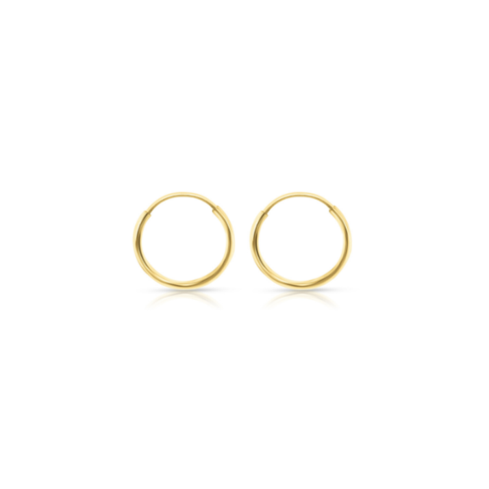 RAINA 14KT Small Infinity Hoops