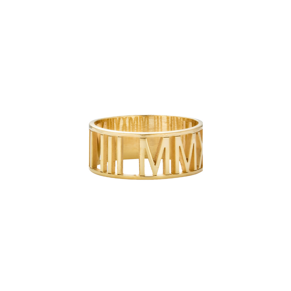 CUSTOM ROMAN NUMERAL RING