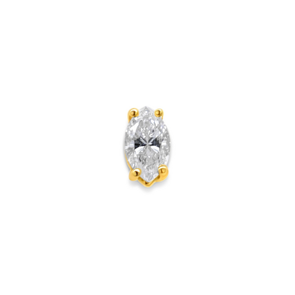 Tari Diamond Marquise Stud